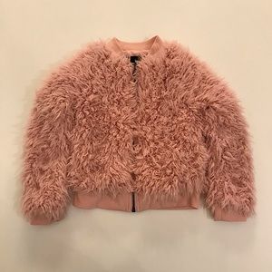 Jessica Simpson Pink Shaggy Jacket 5